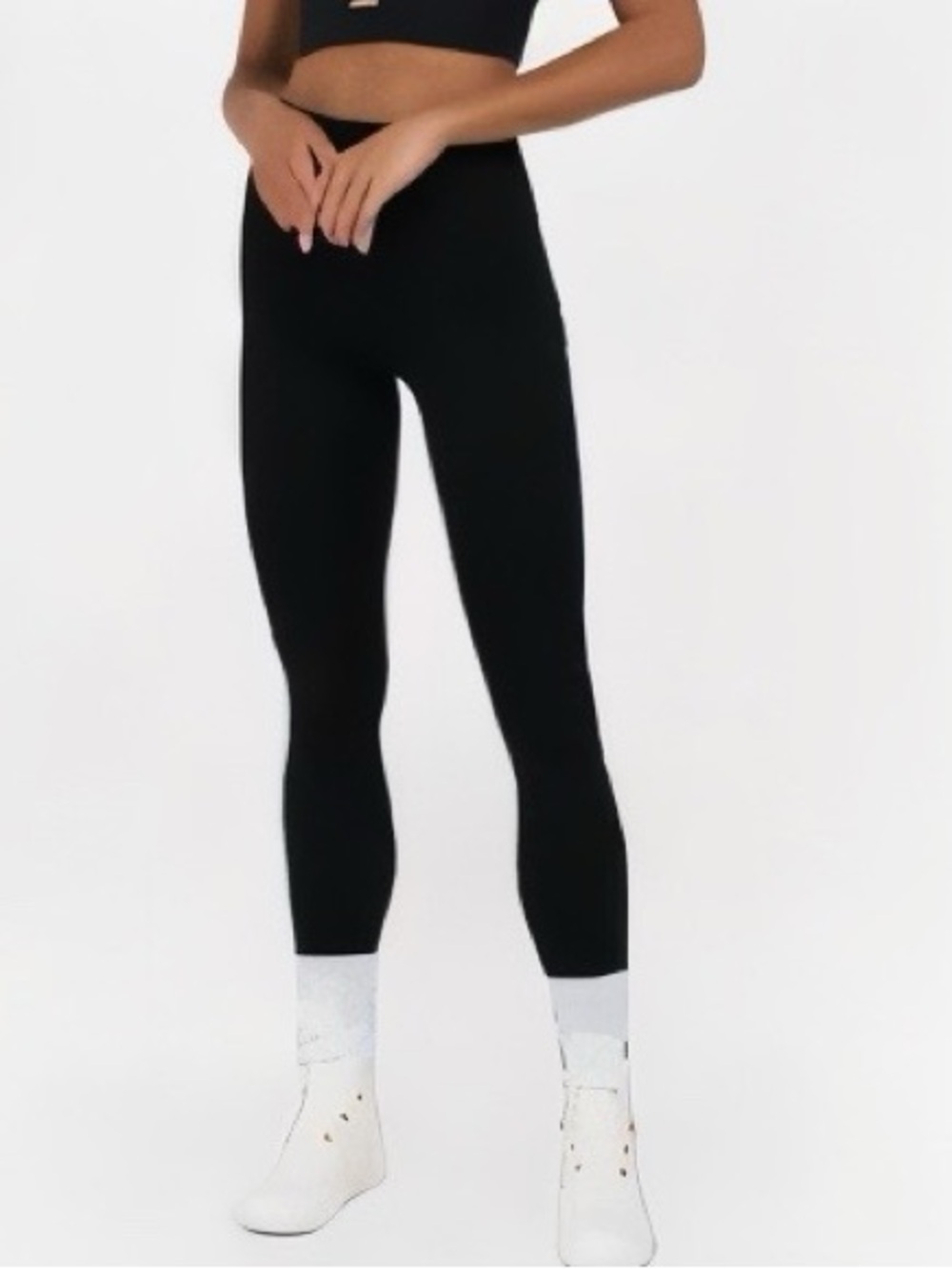 Boxraw High-Rise Women's Leggings Black Large NWT